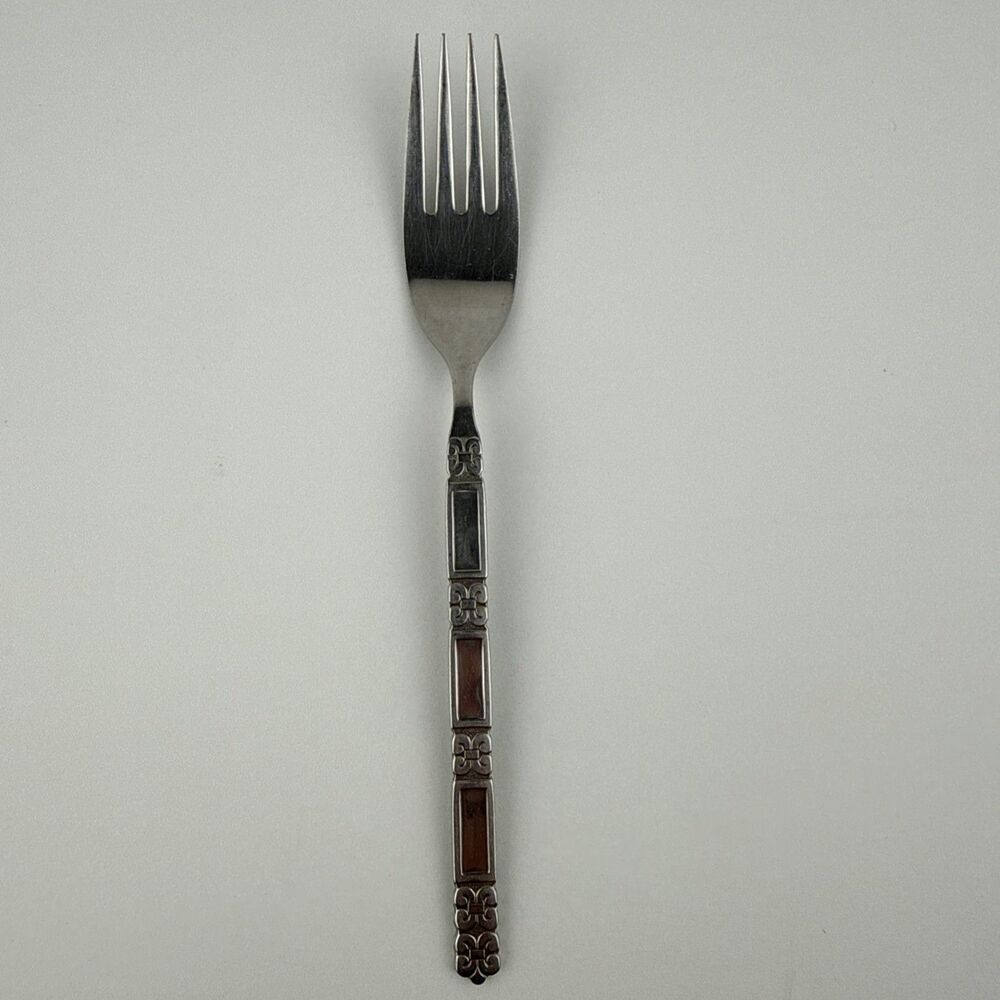 Oneida Community MADRID No Black Accent Stainless Fork Flatware 7 1/2"